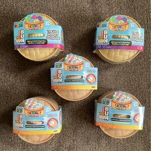 LOT OF 5 Crazy Fun Rainbow Squishy Bun Mystery Dumpling Five Below NEW SEALED